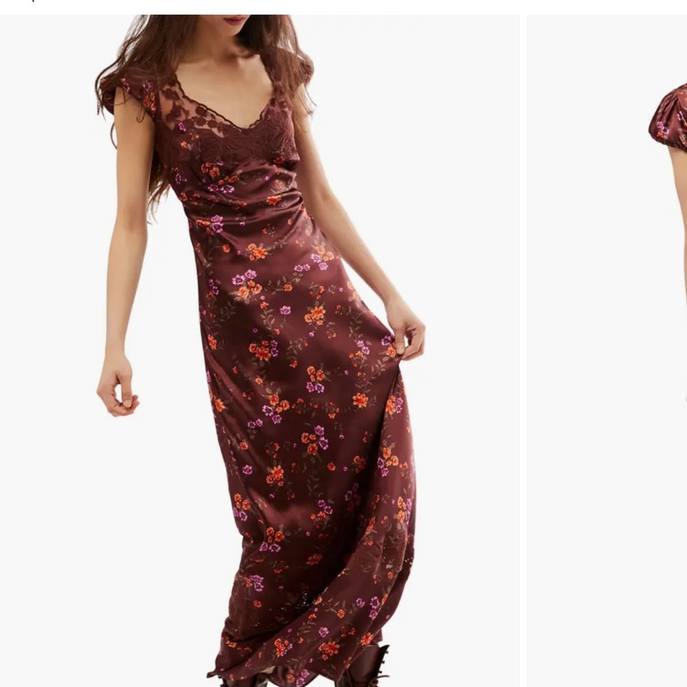 Free People Dress. Butterfly Maxi cutout dress. Size Small